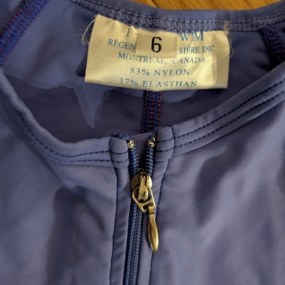 Blue Kids One Piece with Red Accents - Picture 3 of 4